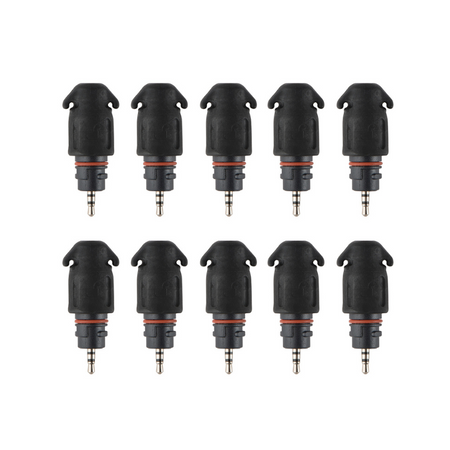 Motorola NNTN8737A Commercial Earbud Headset 3.5mm Adapter - Multipack (10).