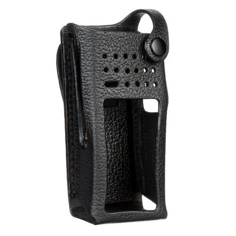 Motorola PMLN5838A Hard Leather Display Carry Case With 3 Inch Belt Loop.