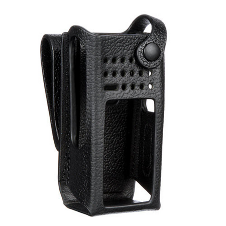 Motorola PMLN5842A Hard Leather Non Display Case With 2.5 Inch Swivel Belt Loop.