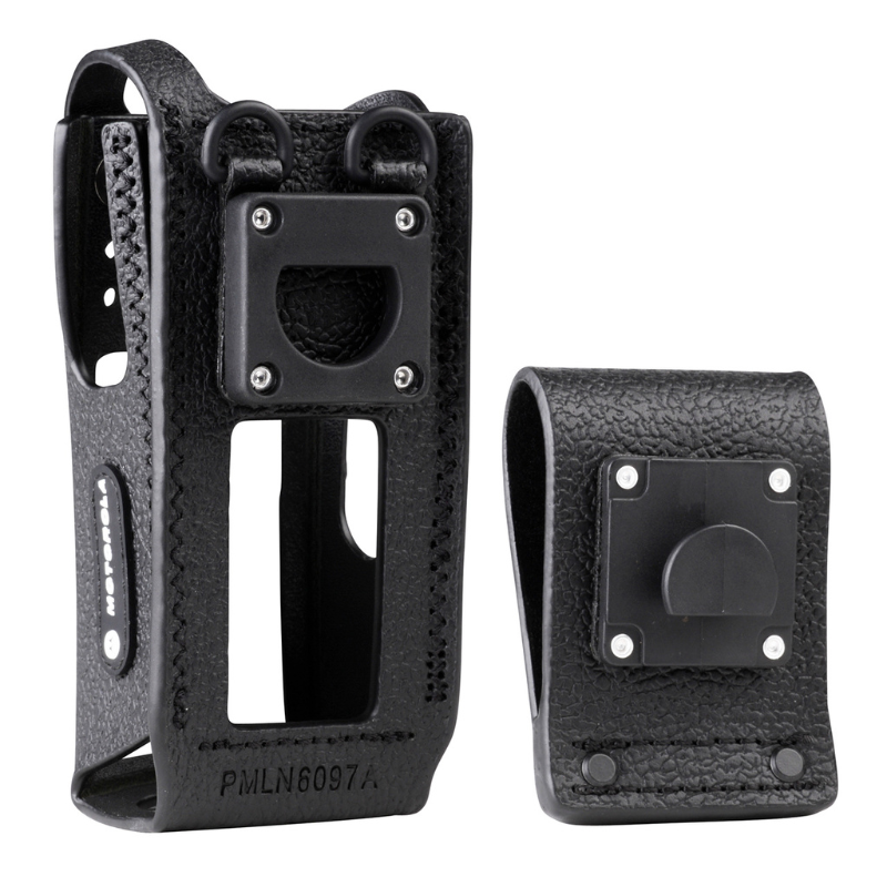 Motorola PMLN6097A ATEX Hard Leather Carry Case With Swivel Belt Loop (Display Radio).