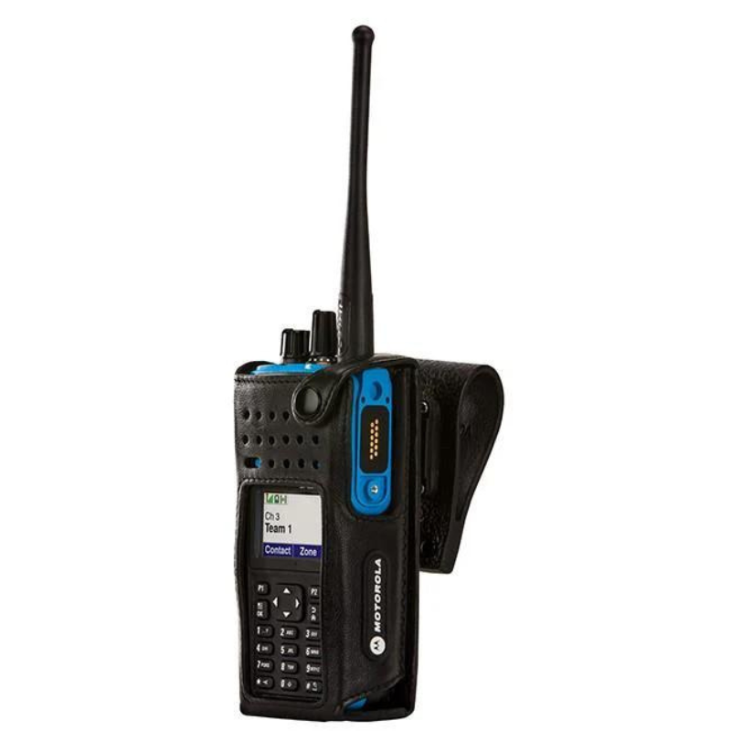 Motorola PMLN6097A ATEX Hard Leather Carry Case With Swivel Belt Loop (Display Radio).