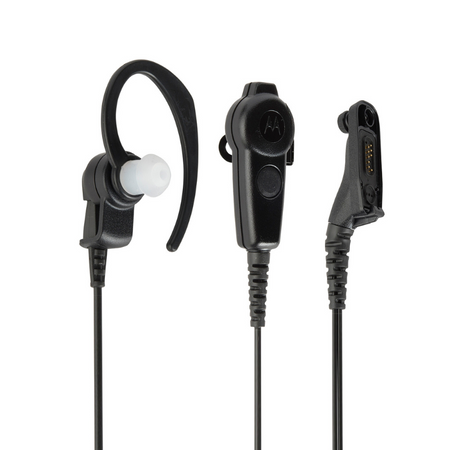 Motorola PMLN6127A Two Wire Surveillance Kit UL/TIA 4950 - Black.