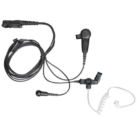 Motorola PMLN6754A Three Wire Surveillance Earpiece Kit - Black.
