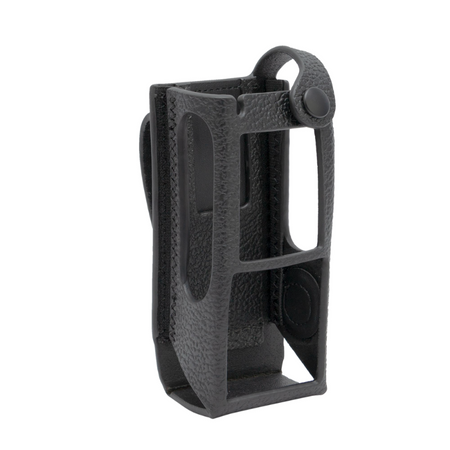 Motorola PMLN8299A Hard Leather Carry Case, 3" Swivel Belt Loop, Display.