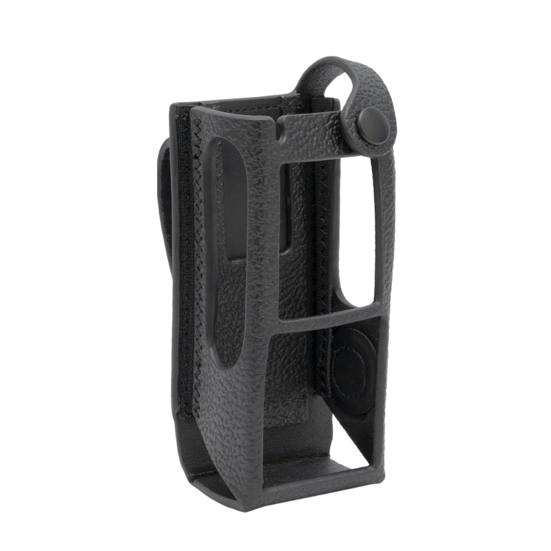 Motorola PMLN8301A Hard Leather Carry Case, 3" Fixed Belt Loop, Display.