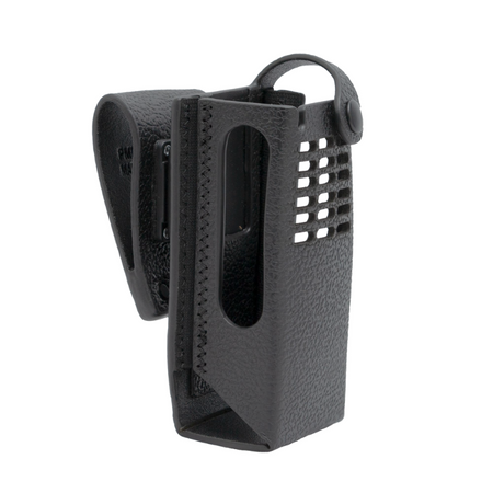 Motorola PMLN8303A Hard Leather Carry Case, 2.5" Swivel Belt Loop, Non Display.