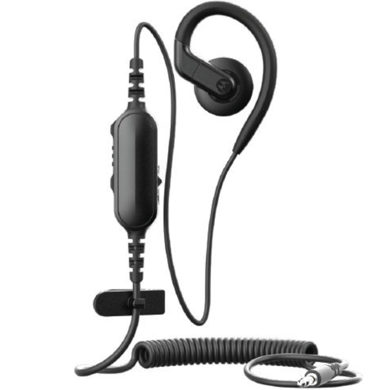 Motorola PMLN8536BR TLK25 Earpiece with Cable Clip (Long wire).