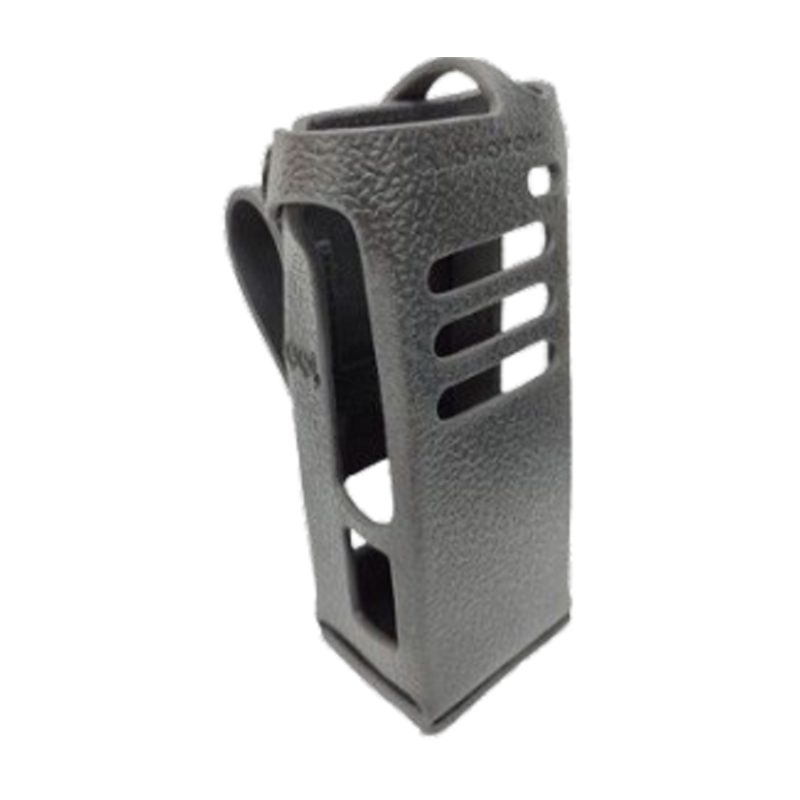 Motorola Hard Leather Carry Case with 3 Inch Fixed Belt Loop for R5 NKP
