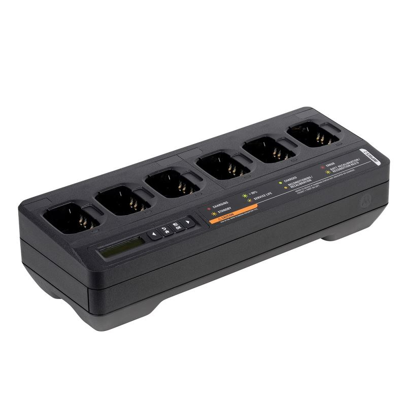 Motorola PMPN4297A 6-Way Multi-Unit Charger - Euro.