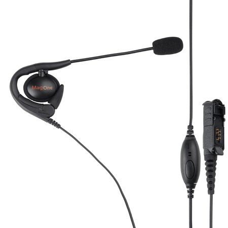 DP2000 DP3441 DP3661E Mag One Ear Set With Boom Microphone and PTT VOX Switch - RadioTrader