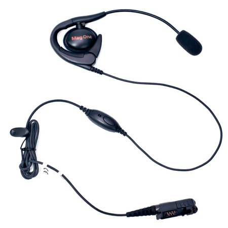 DP2000 DP3441 DP3661E Mag One Ear Set With Boom Microphone and PTT VOX Switch - RadioTrader