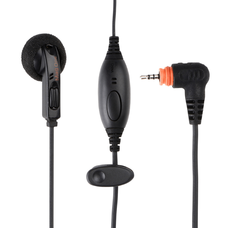 DP2000 DP3441 DP3661E Mag One Earbud With In-Line Microphone and PTT - RadioTrader