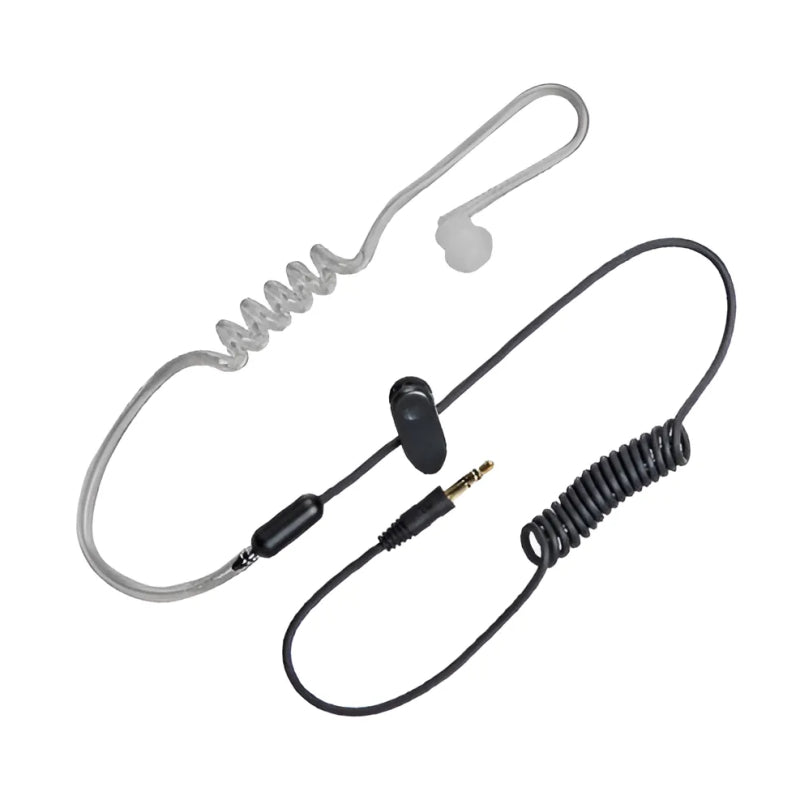 Hytera EA-01 acoustic tube receive-only earpiece with 3.5mm audio plug