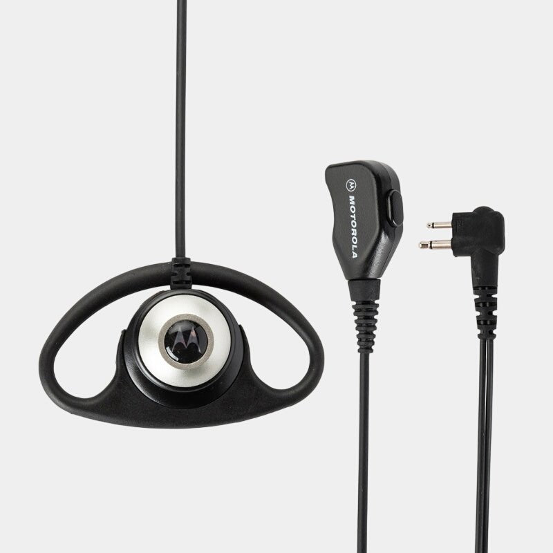 Motorola DP1400 D-Shell Earpiece With In-Line PTT and Microphone PMLN6535A - RadioTrader