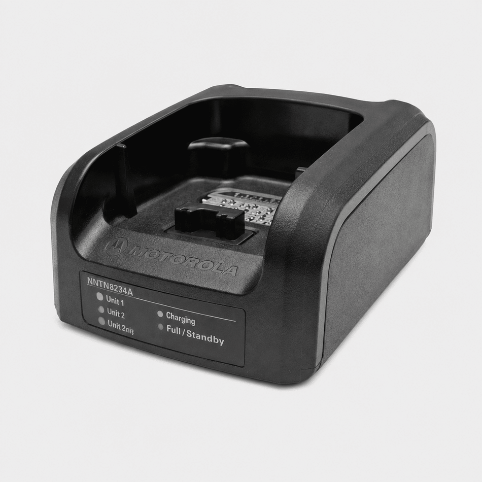 Motorola NNTN8234A Desktop Dual Unit Charger Base - RadioTrader