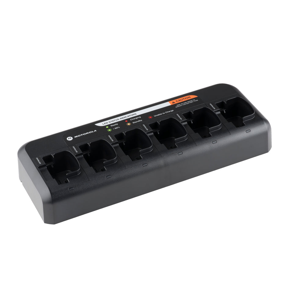 Motorola NNTN8410A 6-Way Charger for DP1400 – Refurbished - RadioTrader
