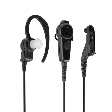 Motorola PMLN6127A DP4000 Series 1 Wire Surveillance Kit UL/TIA 4950 - Black - RadioTrader