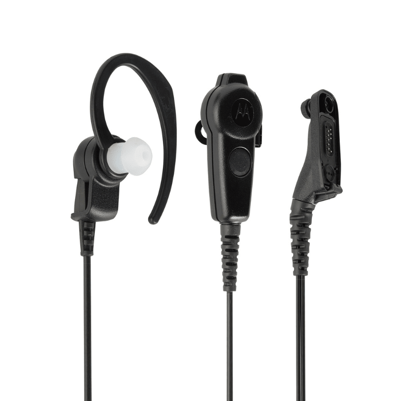 Motorola PMLN6127A DP4000 Series 1 Wire Surveillance Kit UL/TIA 4950 - Black - RadioTrader