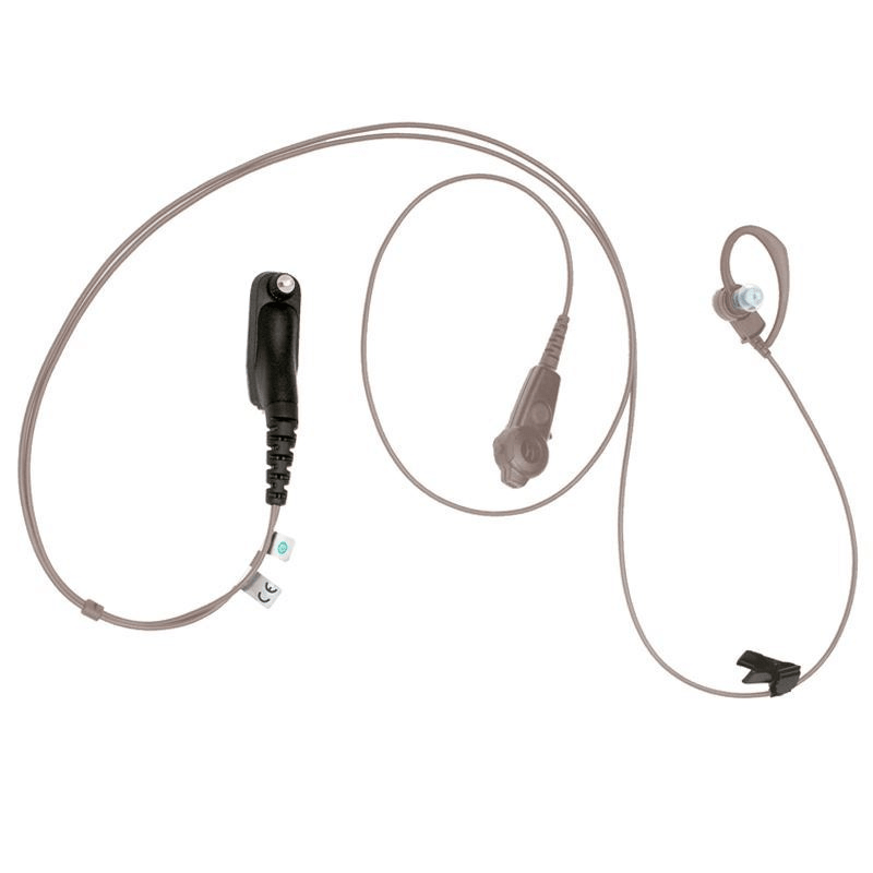 Motorola PMLN6128A DP4000 Series 2 Wire Surveillance Kit UL/TIA 4950 - Beige - RadioTrader