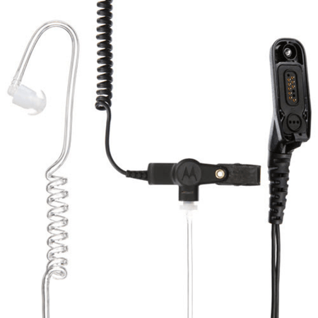 Motorola PMLN6129A DP4000 Series Impres 2 Wire Surveillance Kit With Low Noise Kit UL/TIA 4950 - Black - RadioTrader