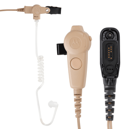 Motorola PMLN6130A DP4000 Series Impres 2 Wire Surveillance With Low Noise Kit - Beige - RadioTrader