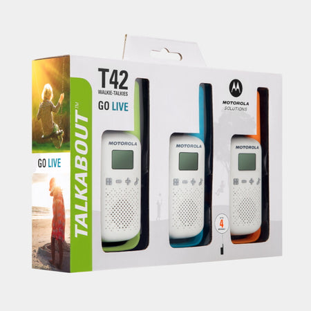 Motorola T42 Talkabout Triple Pack Walkie-Talkie PMR446.