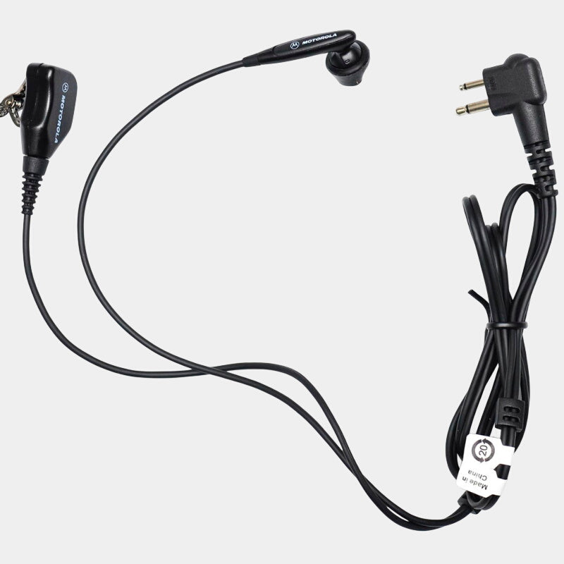 Motorola PMLN6533A 2-Wire Earbud With Microphone and PTT.
