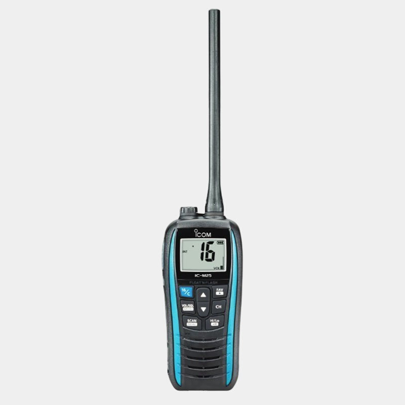 Icom IC-M25 VHF Buoyant Marine Transceiver.
