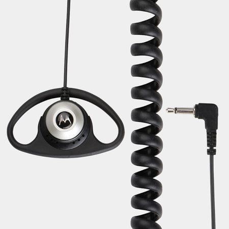 Motorola PMLN4620B D-Shell Receive Only RSM Earpiece 3.5mm Plug.