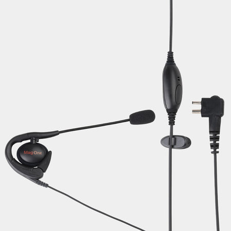 Motorola PMLN6537A MagOne Earset With Boom Microphone and In-Line PTT/ VOX Switch.