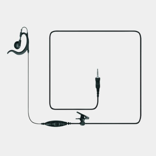 Motorola AAM21X501 1 Wire Earpiece with In Line MIC PTT.