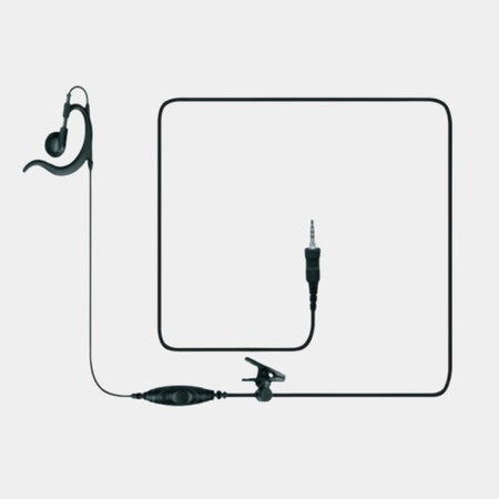 Motorola AAM21X501 1 Wire Earpiece with In Line MIC PTT.