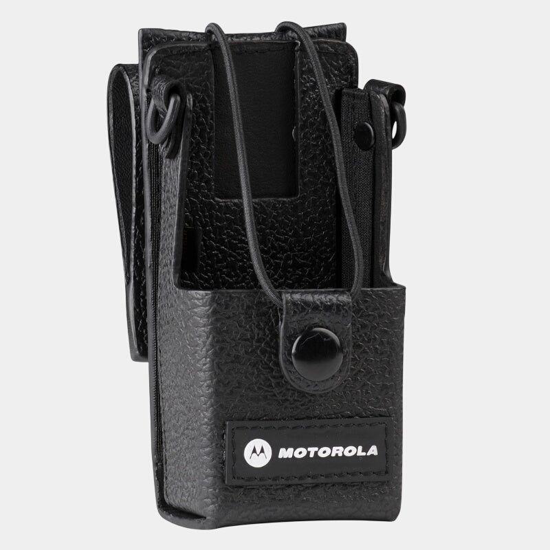 Motorola RLN5385B Hard Leather Carry Case with Swivel Belt Loop.