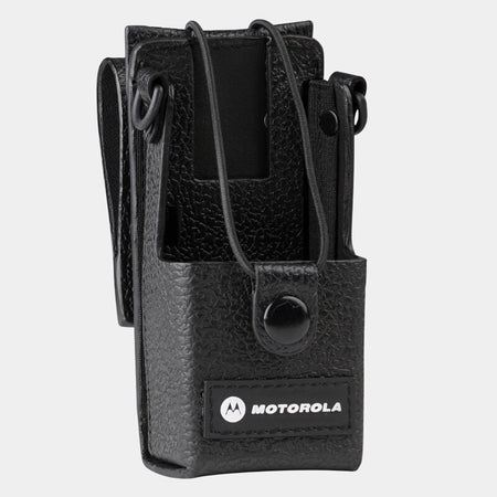Motorola RLN5385B Hard Leather Carry Case with Swivel Belt Loop.