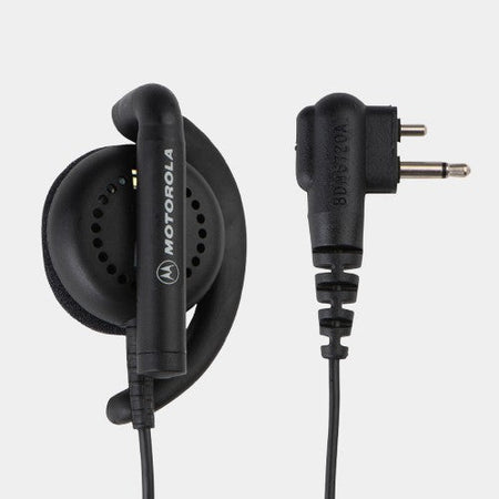 Motorola BDN6720A 1-Wire Ear Hook Receive Only In Black.