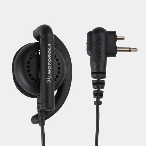 Motorola BDN6720A 1-Wire Ear Hook Receive Only In Black.
