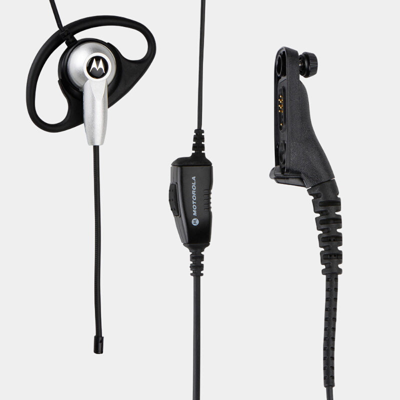 Motorola PMLN5096B D-Shape Ultra Lightweight Headset UL/TIA 4950.