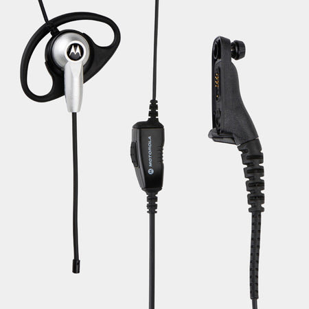Motorola PMLN5096B D-Shape Ultra Lightweight Headset UL/TIA 4950.