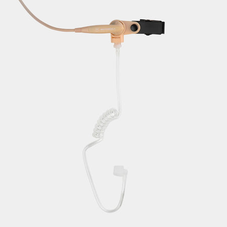 Motorola PMLN6445A 2-Wire Earpiece Beige With Clear Acoustic Tube.