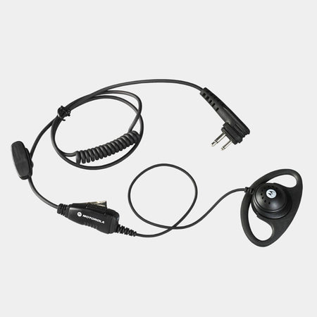 Motorola HKLN4599A CLP CLK D-Style Earpiece with In-Line Microphone and PTT.