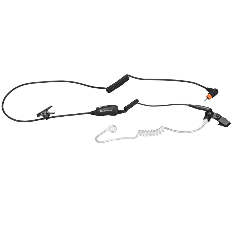 SL1600 SL2600 Surveillance Earpiece With Mic and PTT Combinded (Black) - RadioTrader