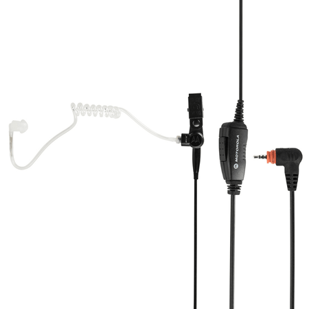 SL1600 SL2600 Surveillance Earpiece With Mic and PTT Combinded (Black) - RadioTrader