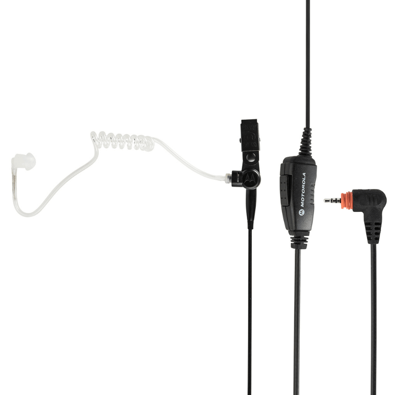SL1600 SL2600 Surveillance Earpiece With Mic and PTT Combinded (Black) - RadioTrader
